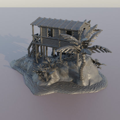 Small Island Hut