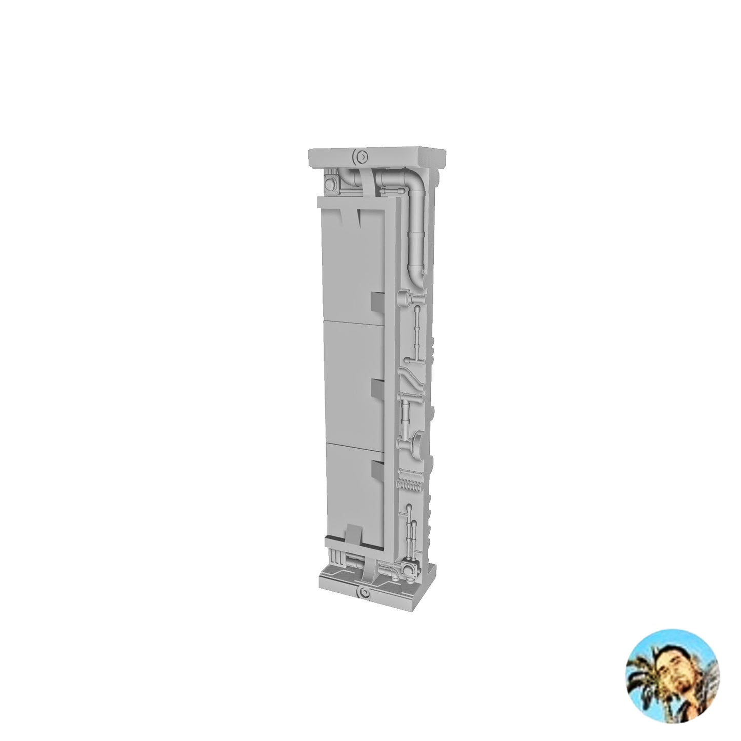 Wall Link End Flat