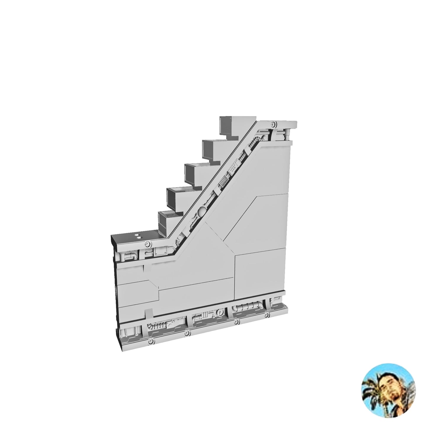 Wall Link Stairs