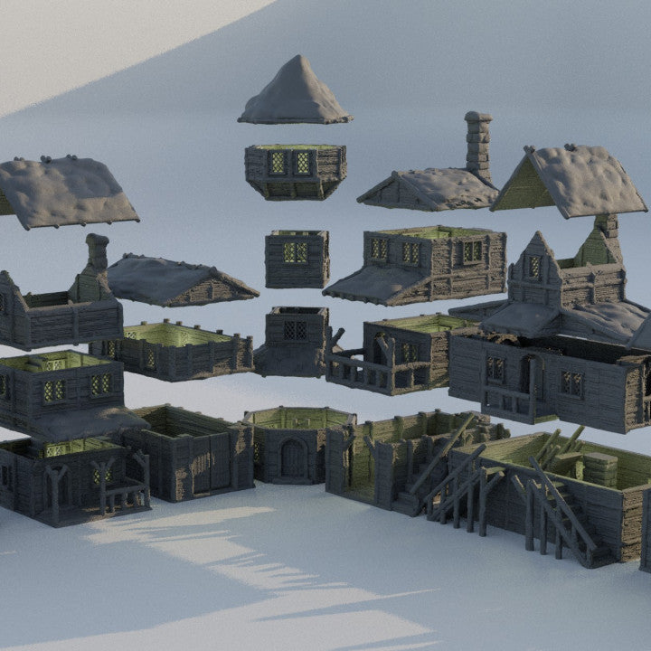 Winter Forest Village
