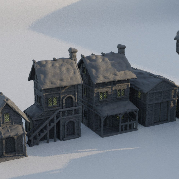 Winter Forest Village