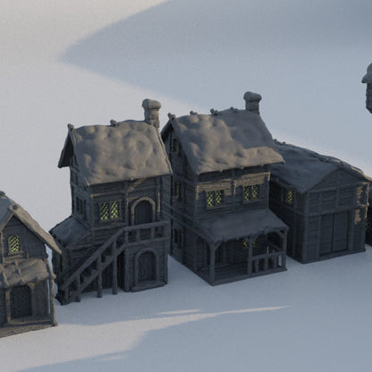 Winter Forest Village
