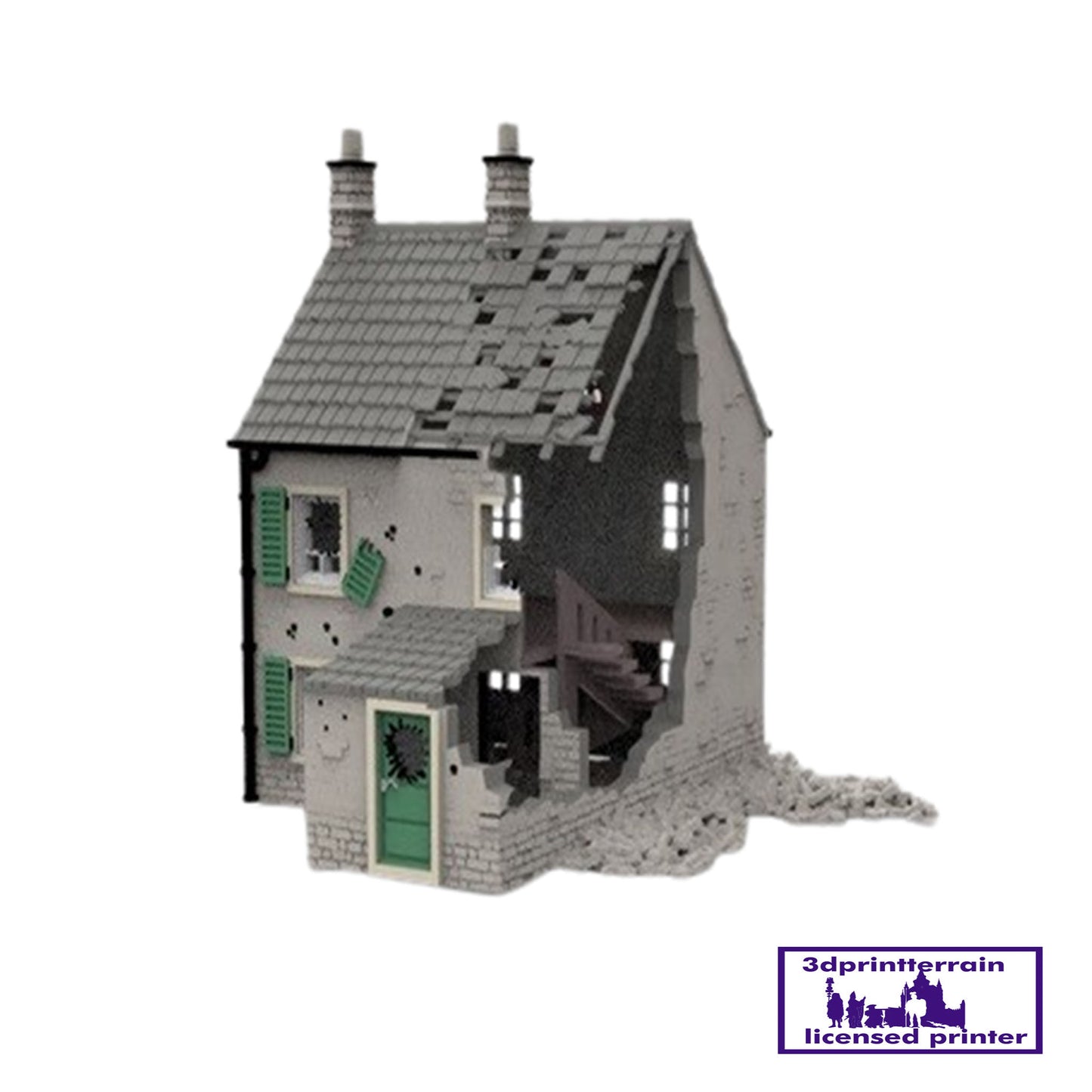 Destroyed House