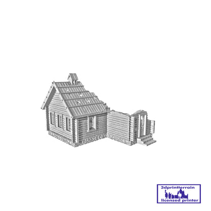 Russian Village Destroyed House 1