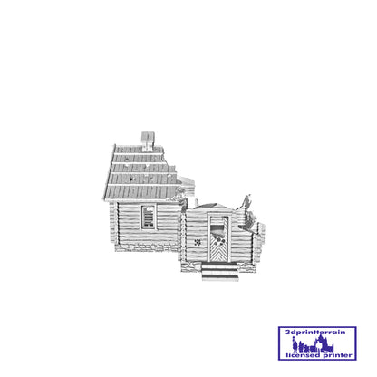 Russian Village Destroyed House 1