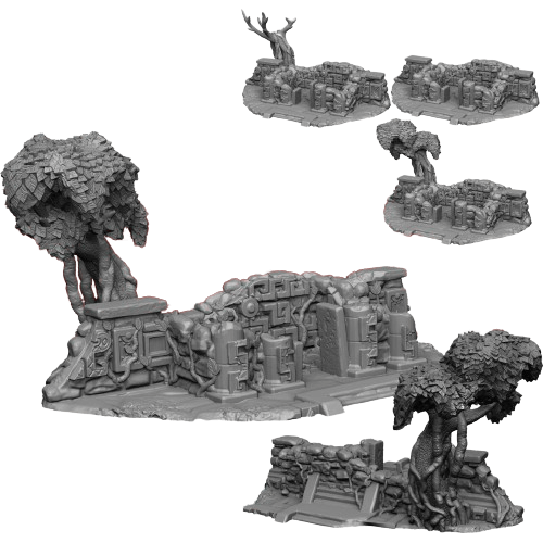 Jungle Wall Ruins