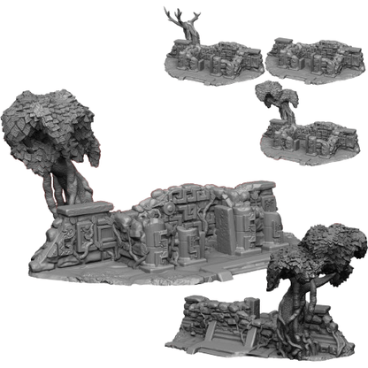 Jungle Wall Ruins