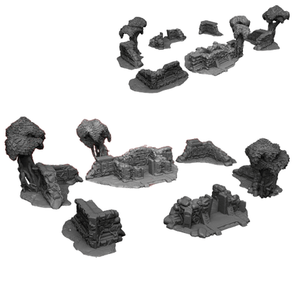Jungle Wall Ruins