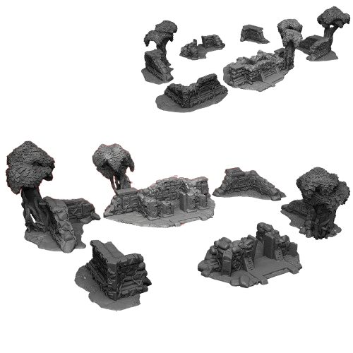 Jungle Wall Ruins